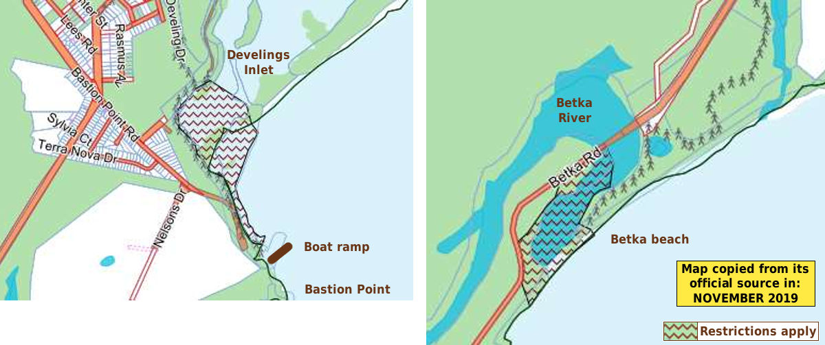 Mallacoota dog beach map