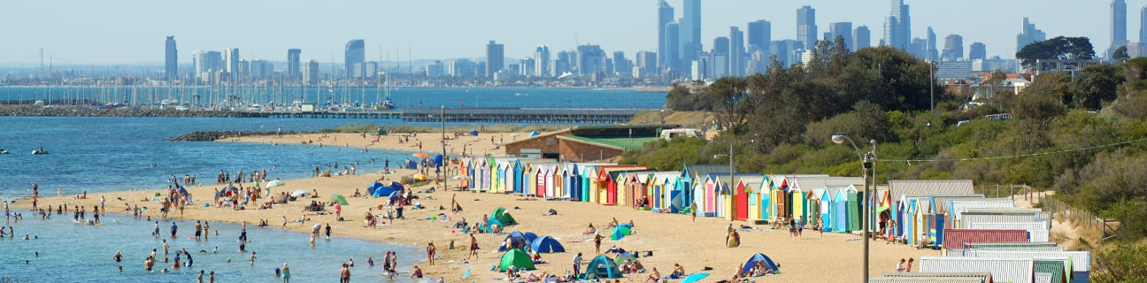 Melbourne & Suburbs dog friendly beaches map