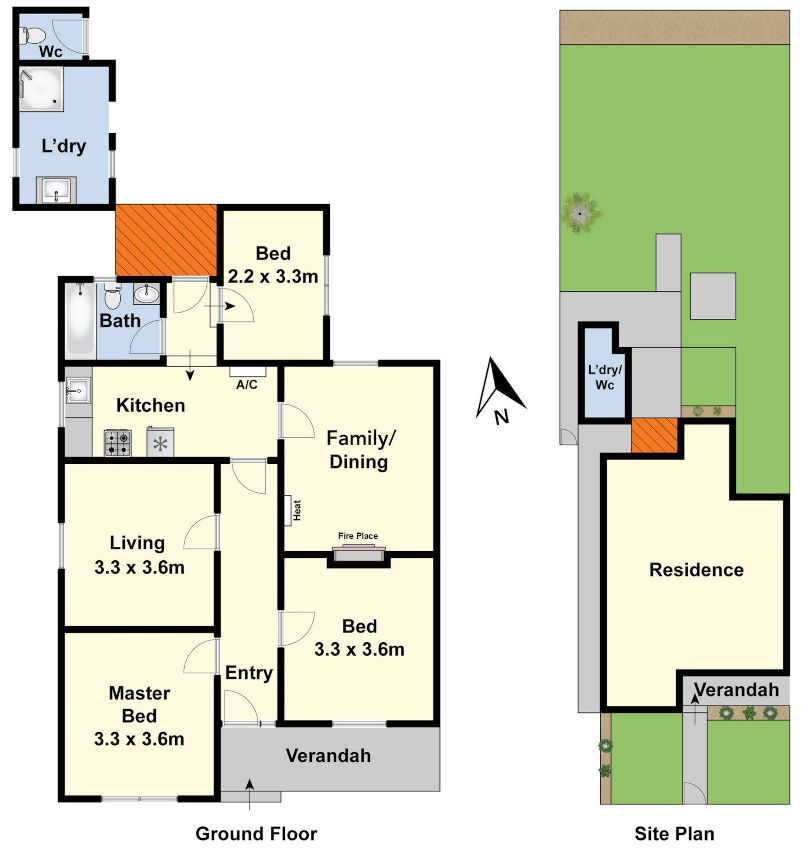 Wyreema Cottage - Floor plan
