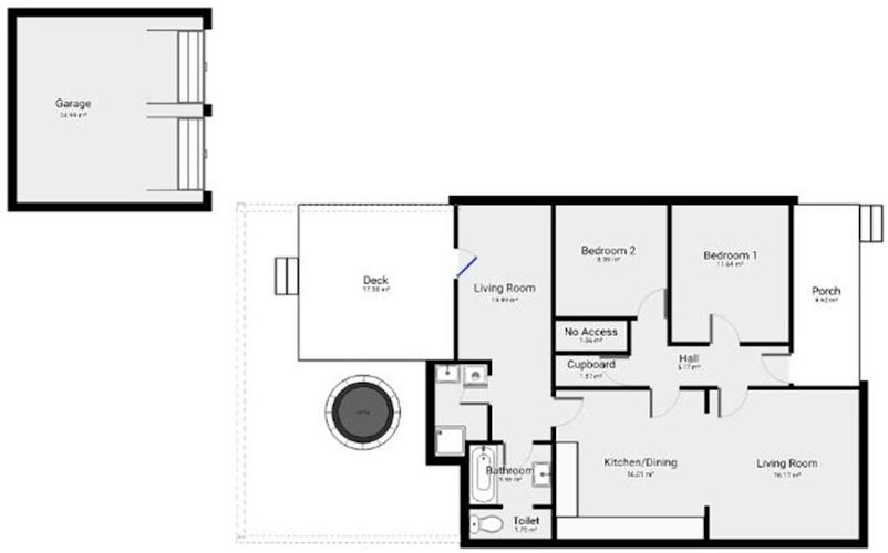 Coronet Spa Retreat - Floor plan