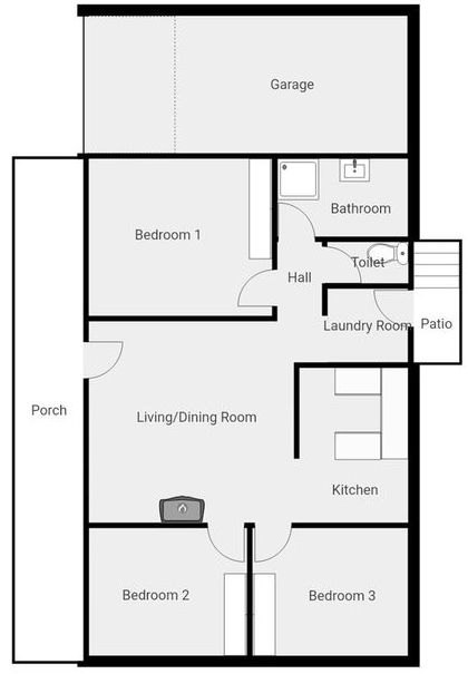 Old Sea Dog's Retreat - Floor plan