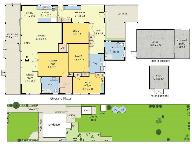 Foreshore Sunset Retreat - Floor plan