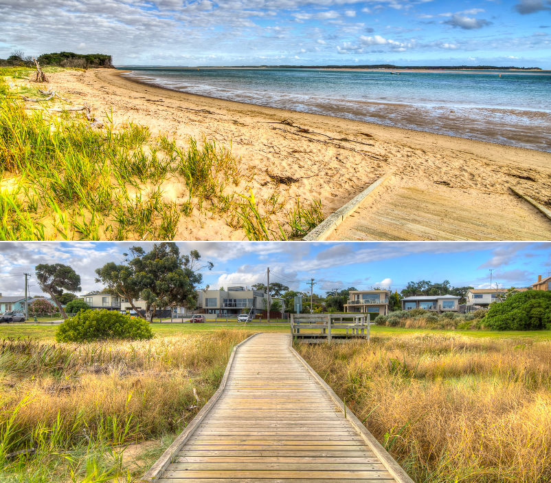 Cuttriss by the Beach - The nearby Anderson Inlet beach and foreshore
