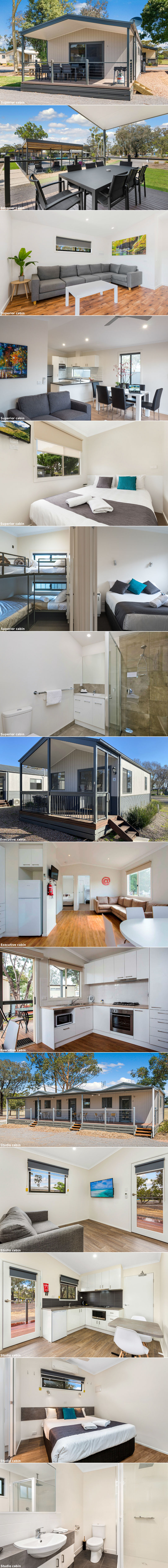 BIG4 Bendigo Marong Holiday Park - Superior, executive and studio cabins (not dog friendly)
