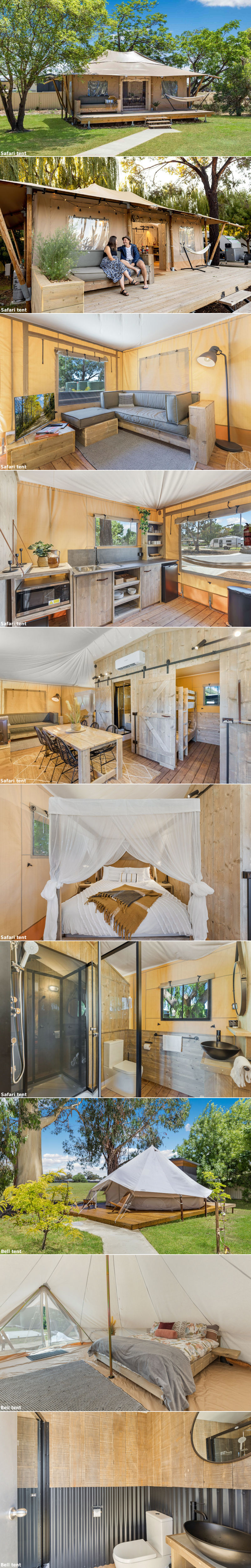 BIG4 Bendigo Marong Holiday Park - Glamping tents (not dog friendly)