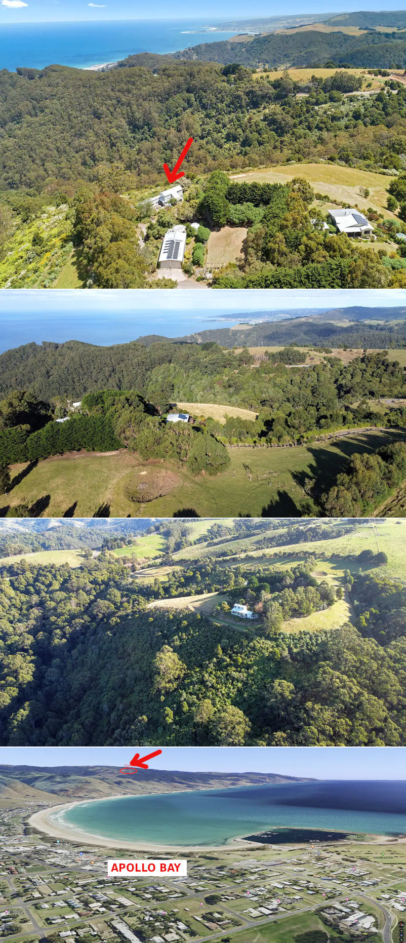 Eyrie House - Aerial views