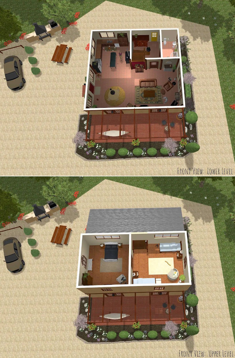 Hideaway Cottage - Floor plan