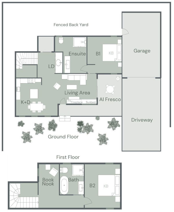 Amber Mist Villa Two - Floor plan