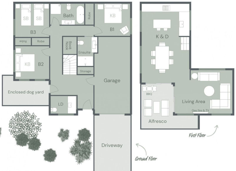 A Pear Tree Loft - Floor plan