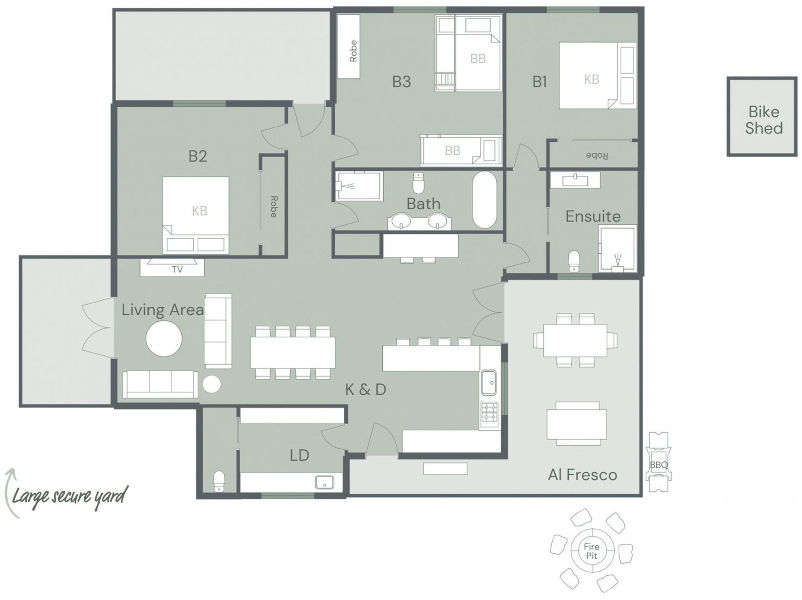 Brighter Stays - Floor plan