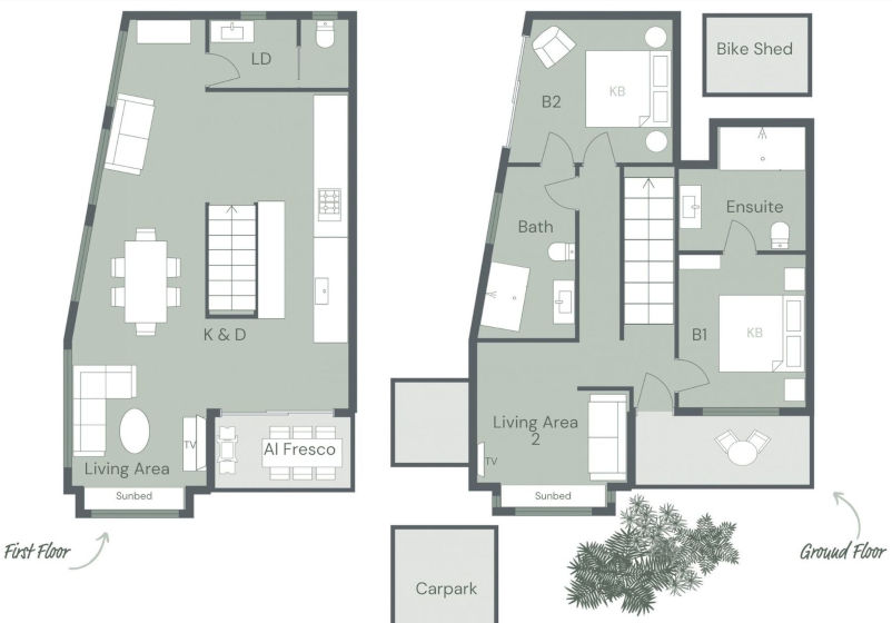The Stelvio Villas - One - Floor plan