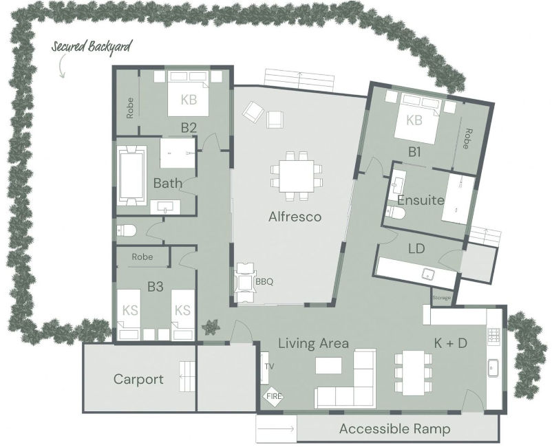 The Base One - Floor plan