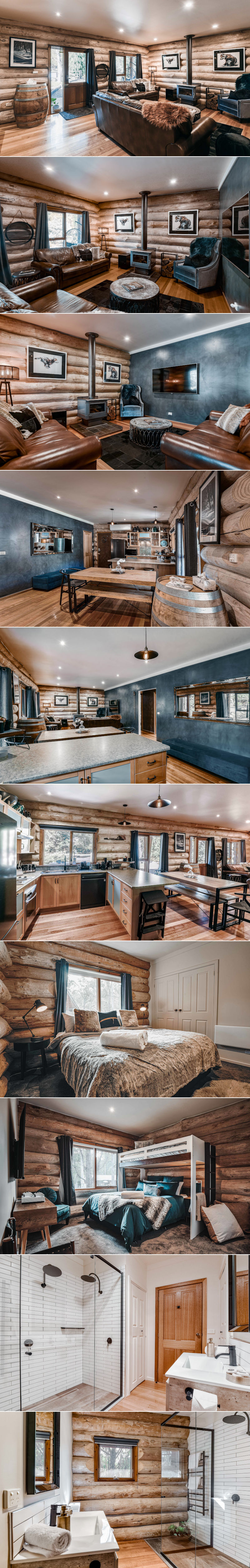 Cuan Den Log Cabin - Inside