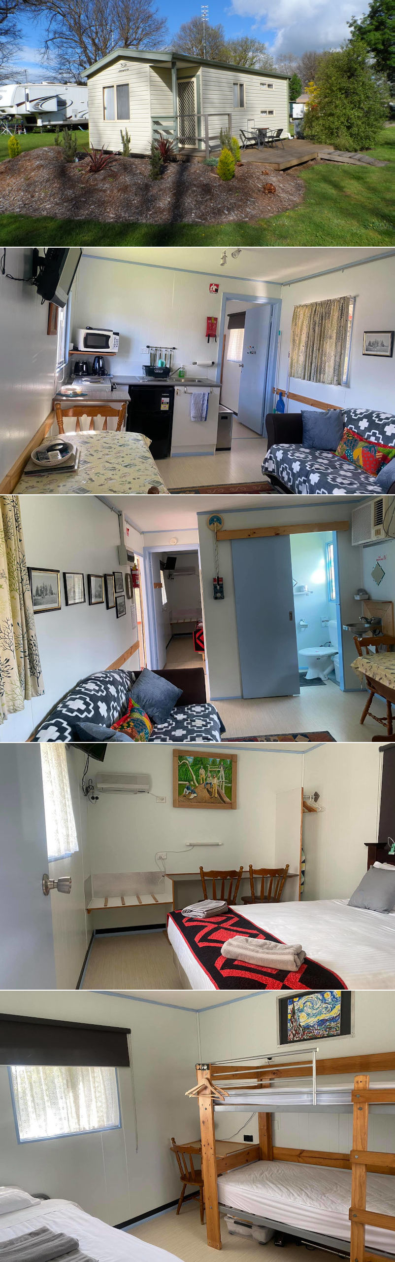 Clunes Caravan Park - Cabins