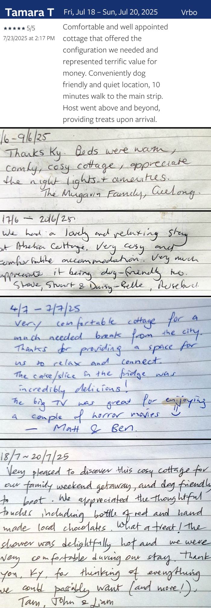 Abelia Cottage - Latest reviews