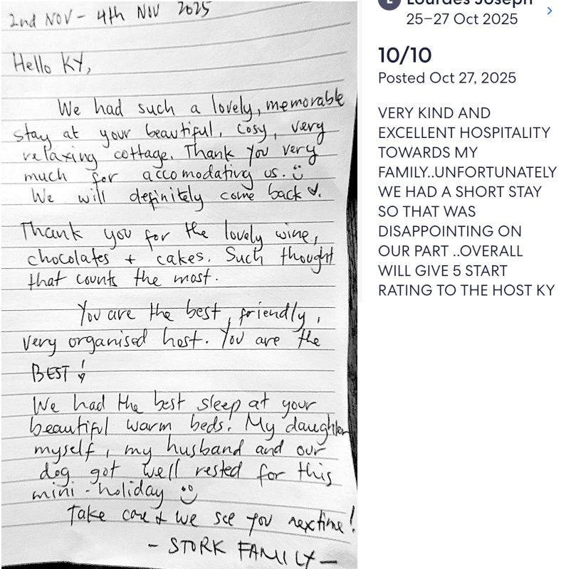 Abelia Cottage - Latest reviews