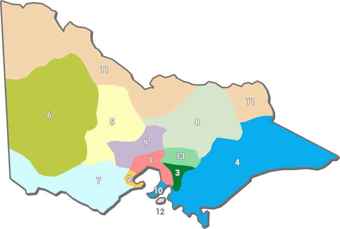 Regions of Victoria