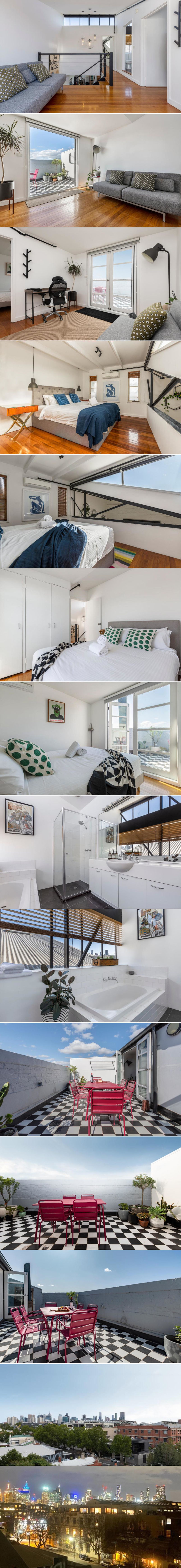 Fitzroy Warehouse Penthouse - Upstairs
