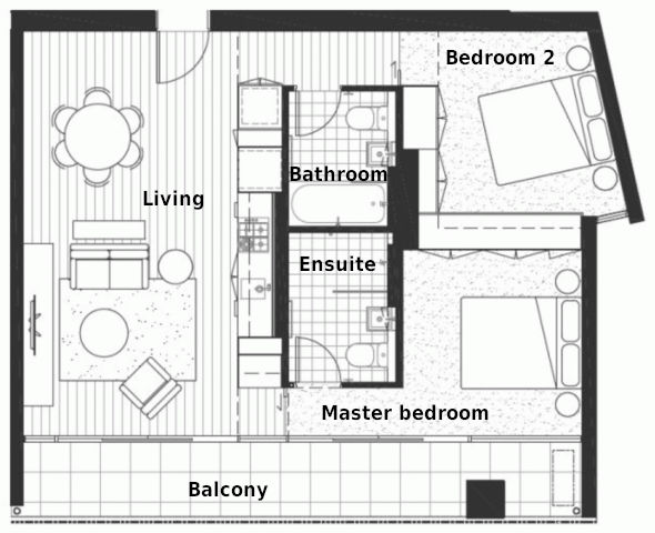 Arts Centre Retreat - Floor plan