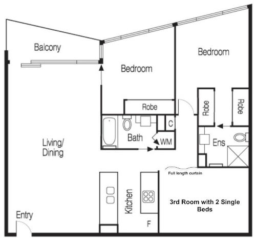 Cityviews on City Road - Floor plan