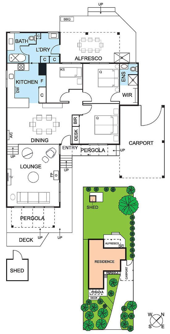 Coco House - Floor plan