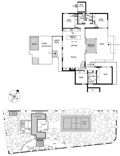 Warrawee - Floor plan