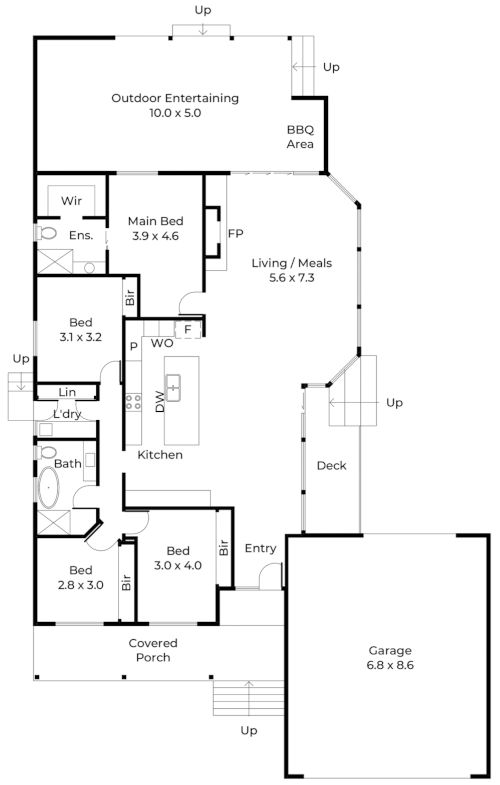 Drift and Stone - Floor plan