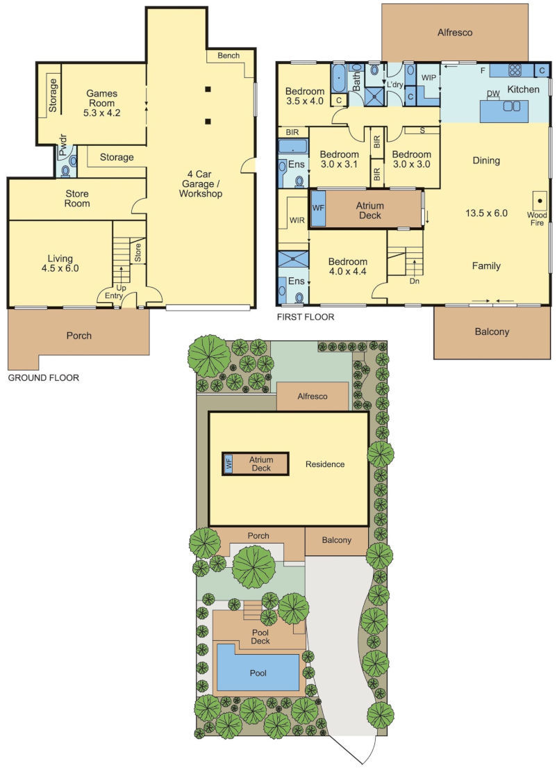 The Dreaming - Floor plan