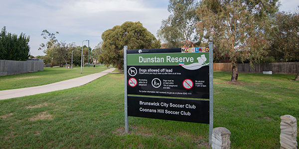 Dunstan Reserve dog off-lead park