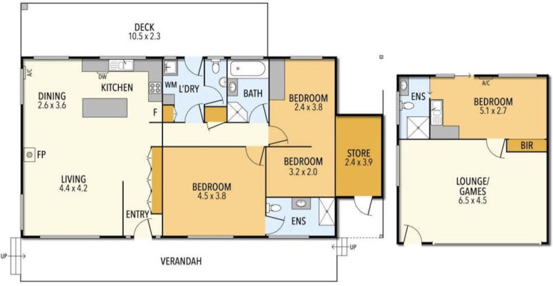 Key Lime Retreat - Floor plan