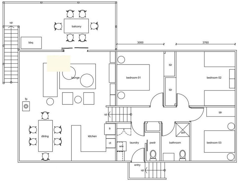 The Sandbox - Floor plan
