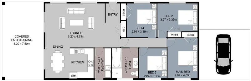 Within Oceans Reach - Floor plan