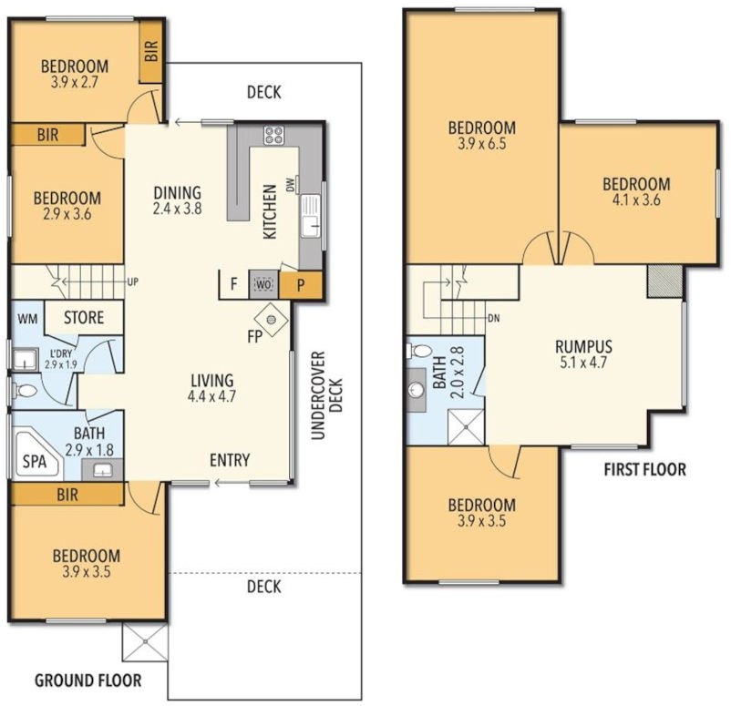 Woolamai Waters - Floor plan