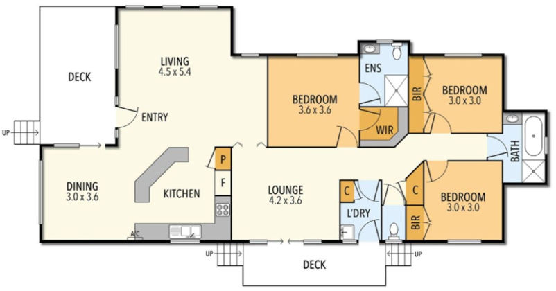 Baiti Cowes - Floor plan