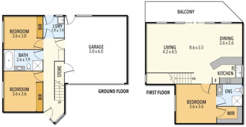 Beachside Escape - Floor plan