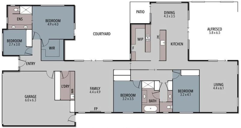 Bliss on Sanctuary - Floor plan