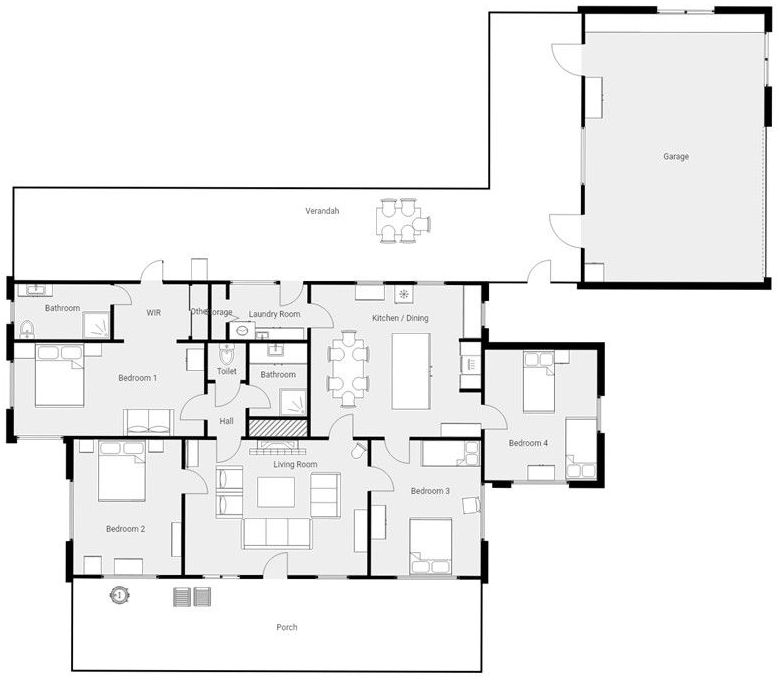 Byfrons - Floor plan