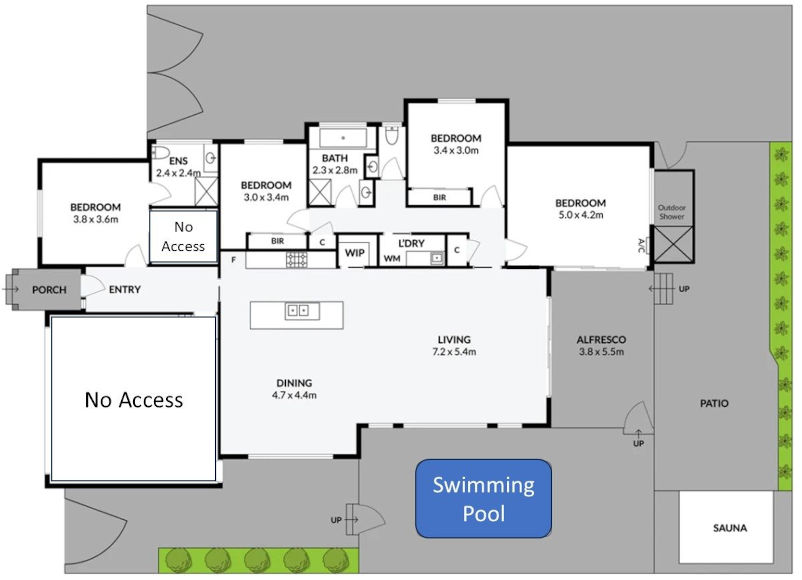Mingalar - Floor plan