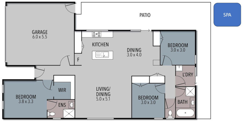 Our Happy Place - Floor plan