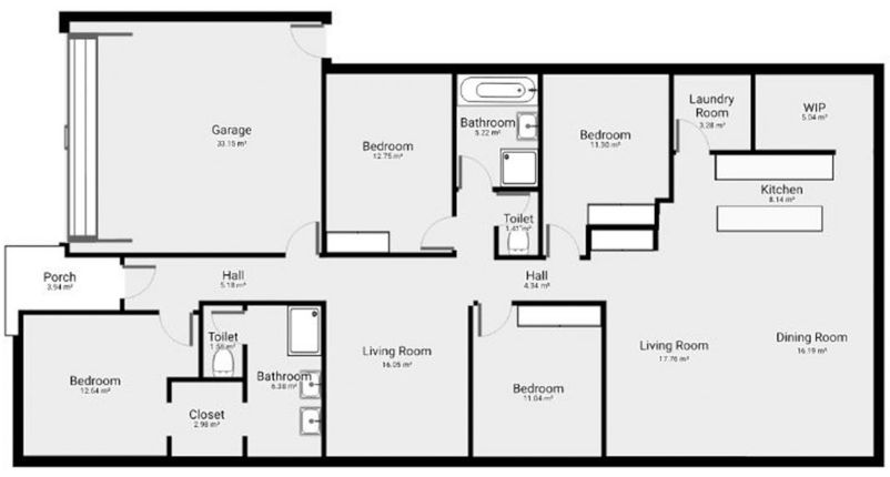 SaltAir - Floor plan
