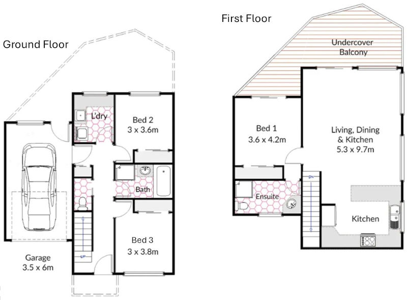 Panorama Bay Escape - Floor plan