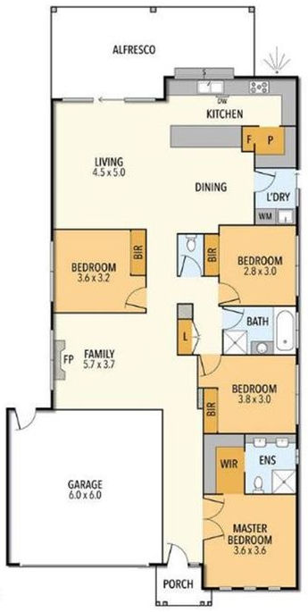 Blue Waves - Floor plan