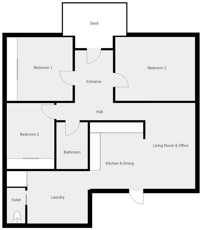 Surf Beach Remote Retreat - Floor plan
