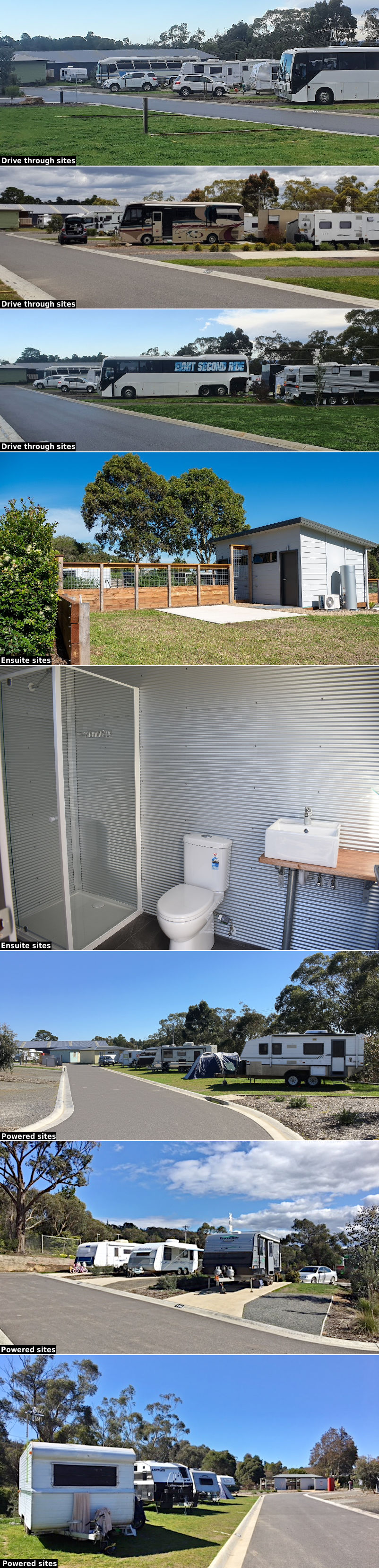 Lilydale Pine Hill Caravan Park - Sites